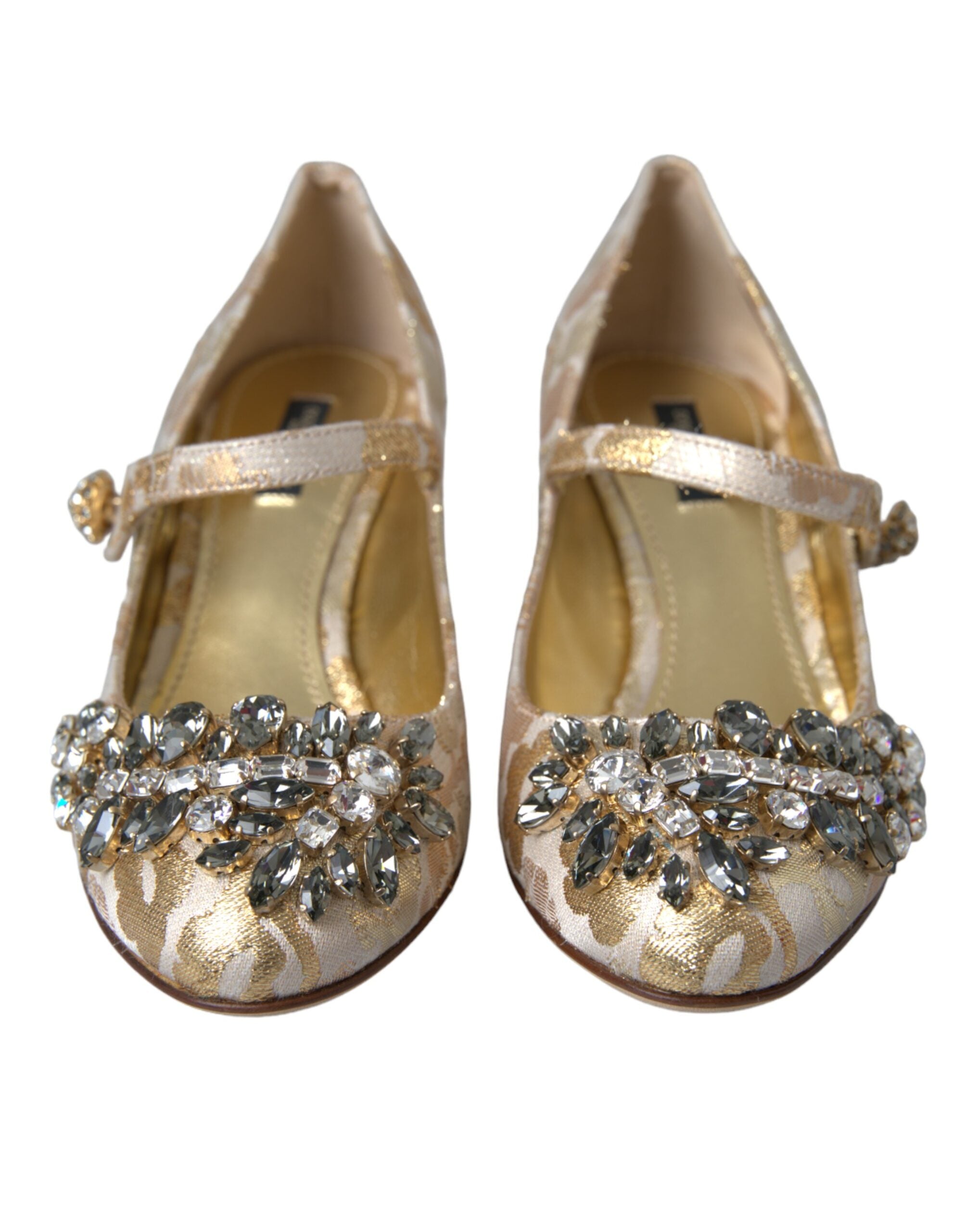 Pumps Dolce & Gabbana Floral dorées