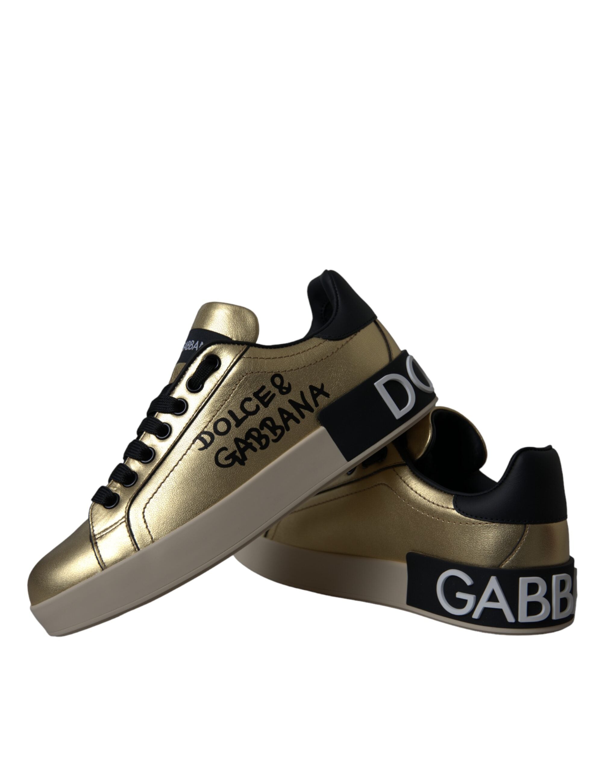 Baskets Dolce & Gabbana Portofino dorées