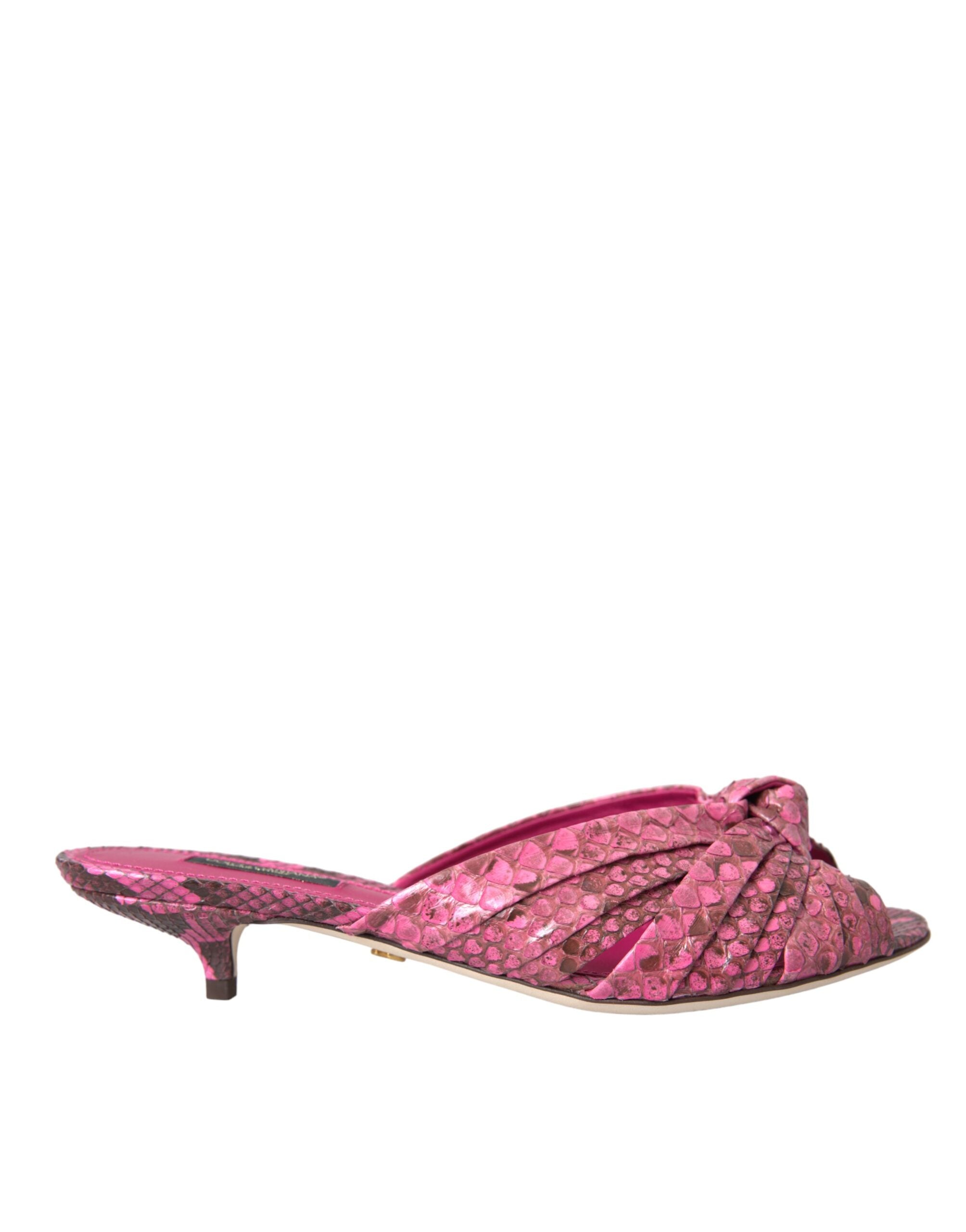 Sandales Dolce & Gabbana roses