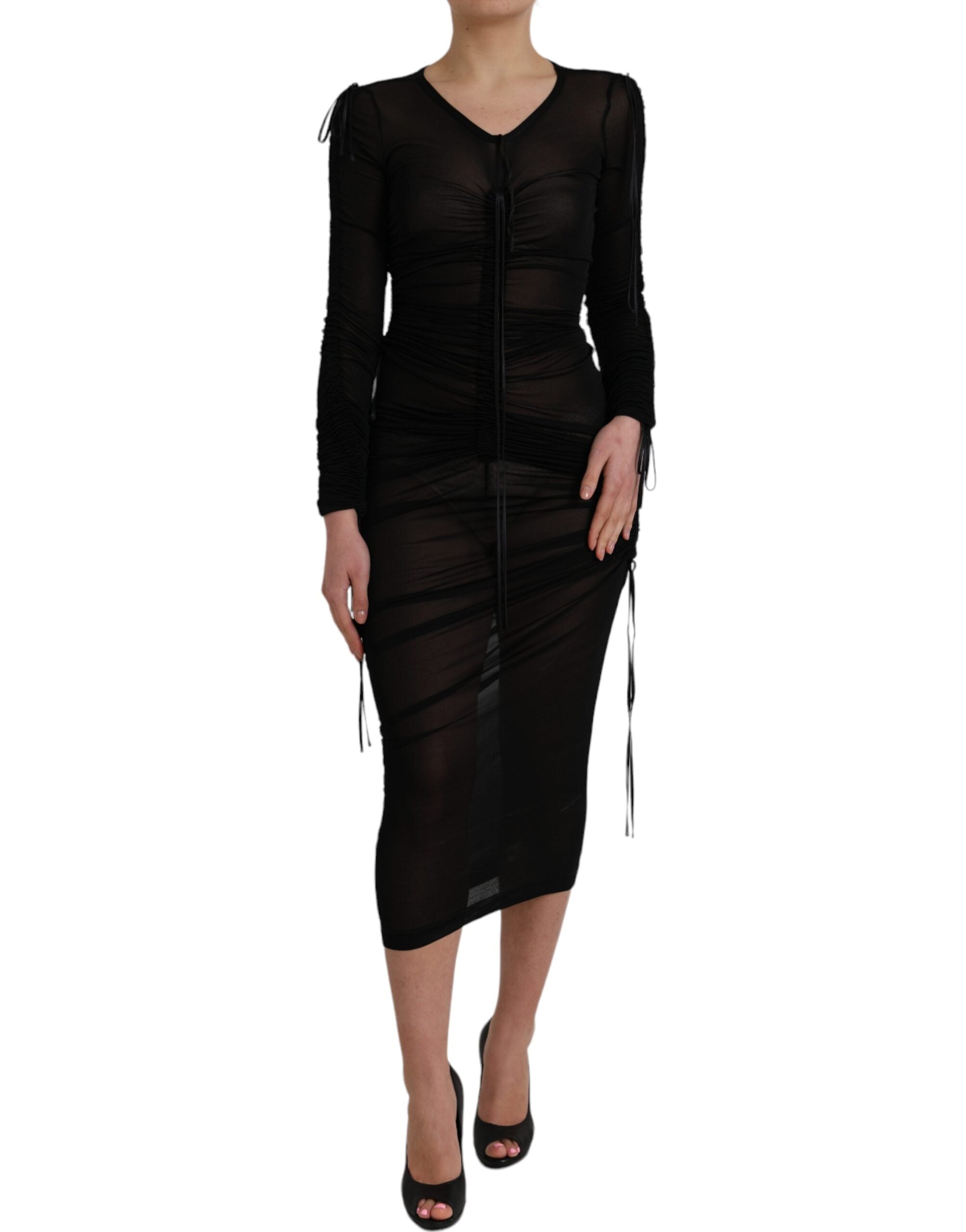 Robe midi Dolce & Gabbana noire