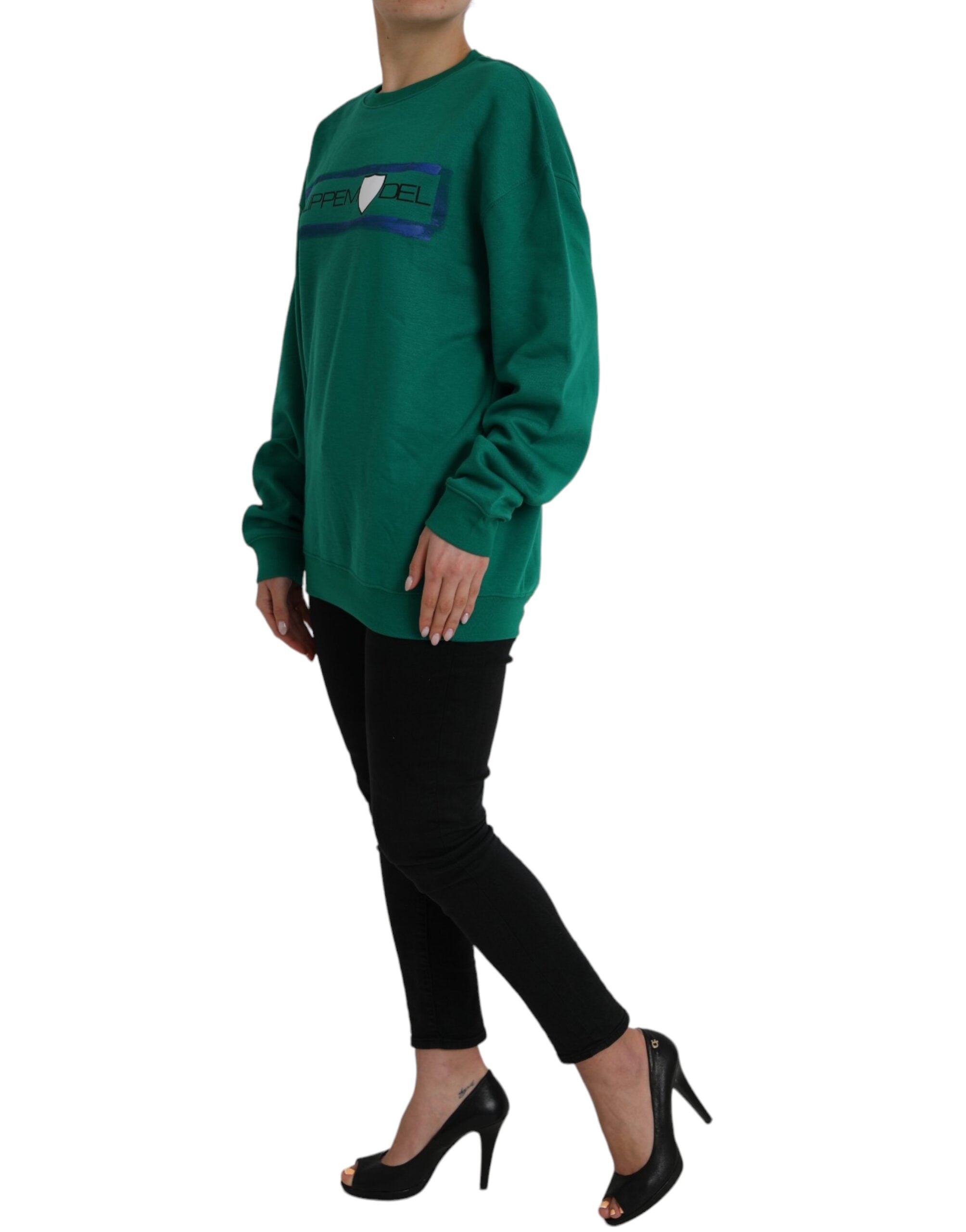 Pull Philippe Model vert imprimé