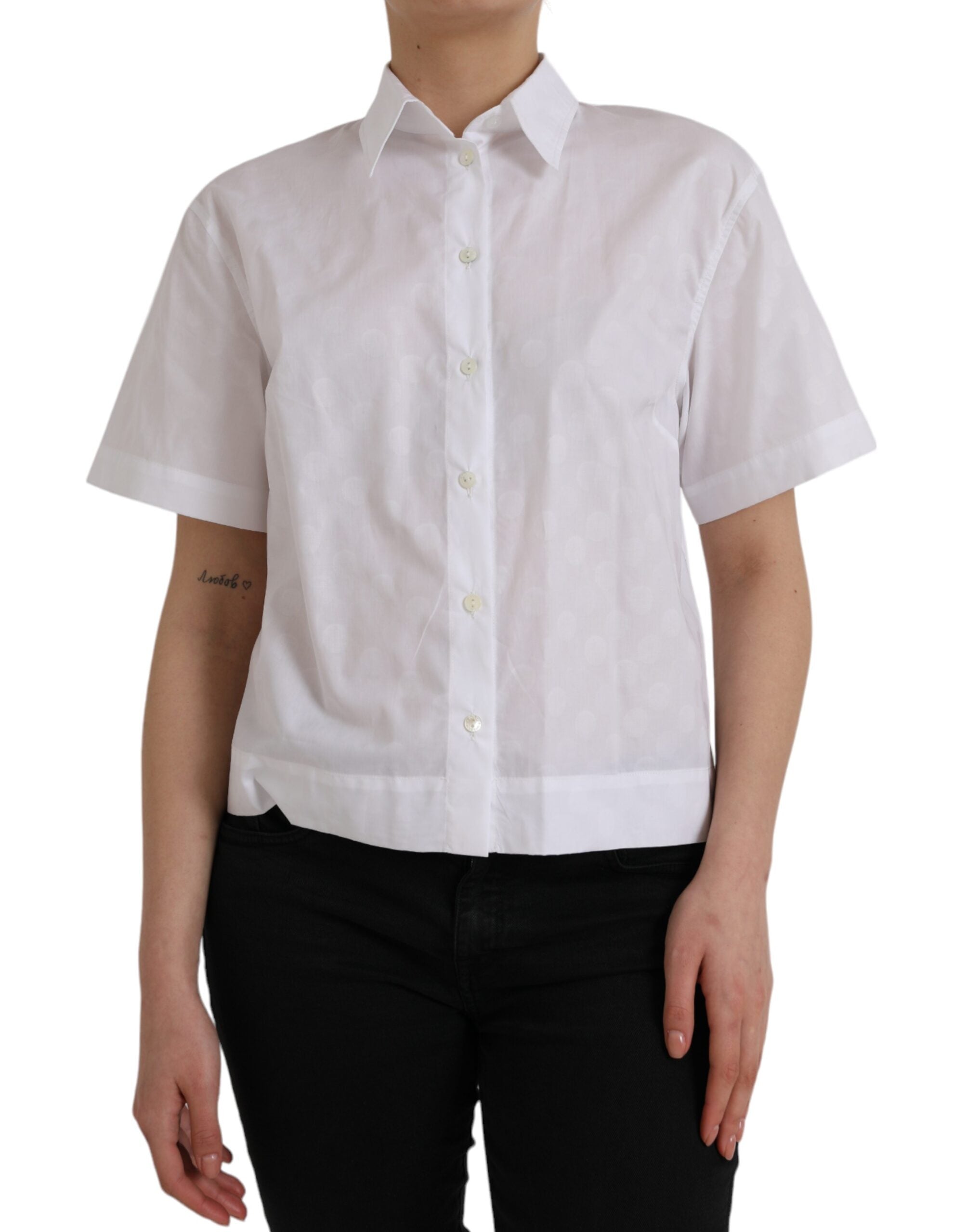 Polo Dolce & Gabbana col blanc