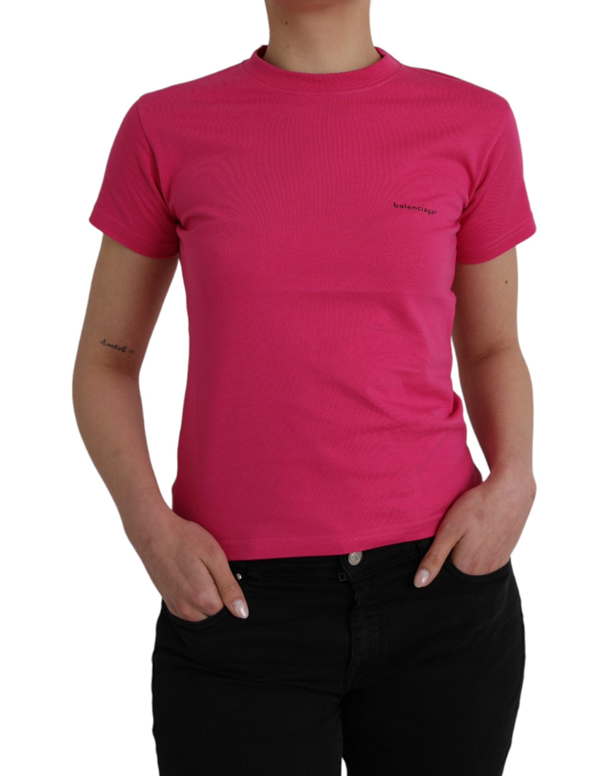T-shirt Balenciaga rose