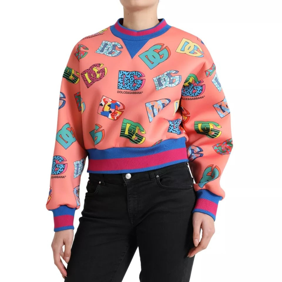 Sweatshirt Dolce & Gabbana salmon pink