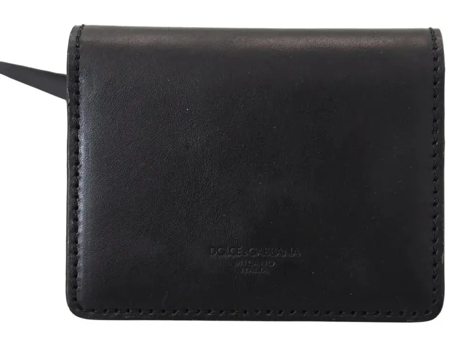 Portefeuille Dolce & Gabbana en cuir noir Dolce & Gabbana