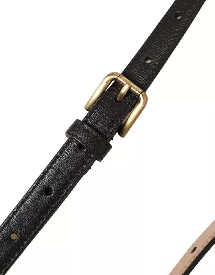Ceinture Dolce & Gabbana marron foncé