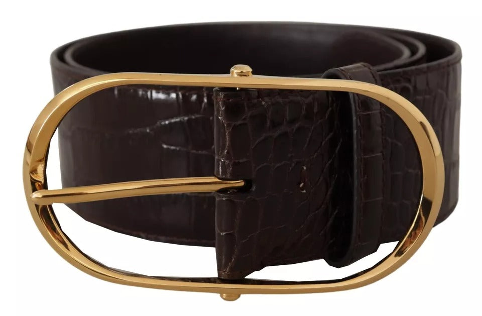 Ceinture Dolce & Gabbana en cuir marron