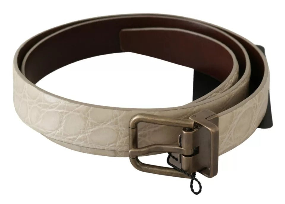 Ceinture Dolce & Gabbana beige crème