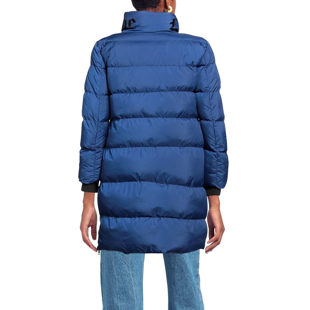 Doudoune Love Moschino avec logo bleue
