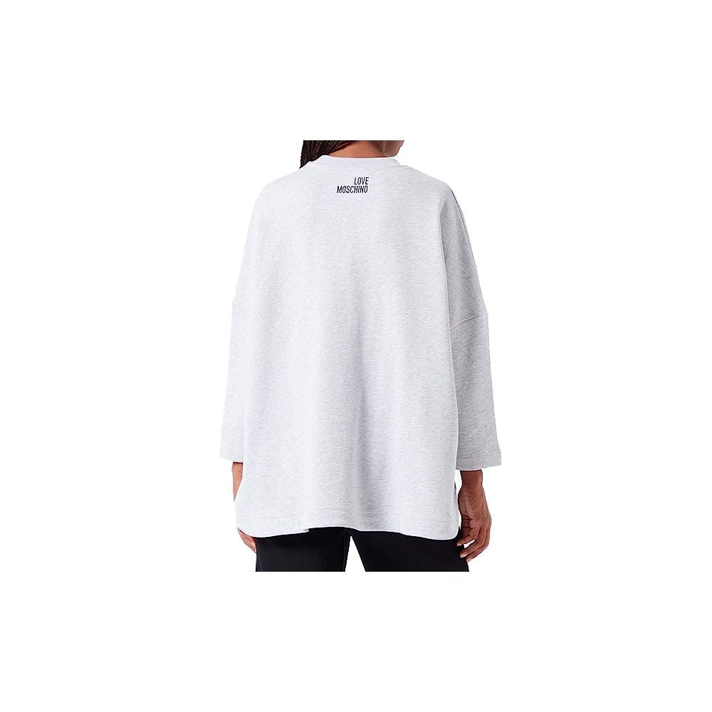 Sweatshirt Love Moschino gris