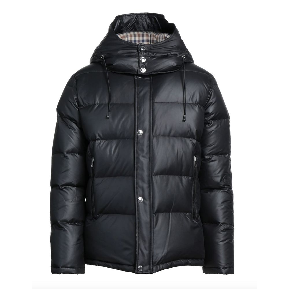 Veste Aquascutum avec capuche noire