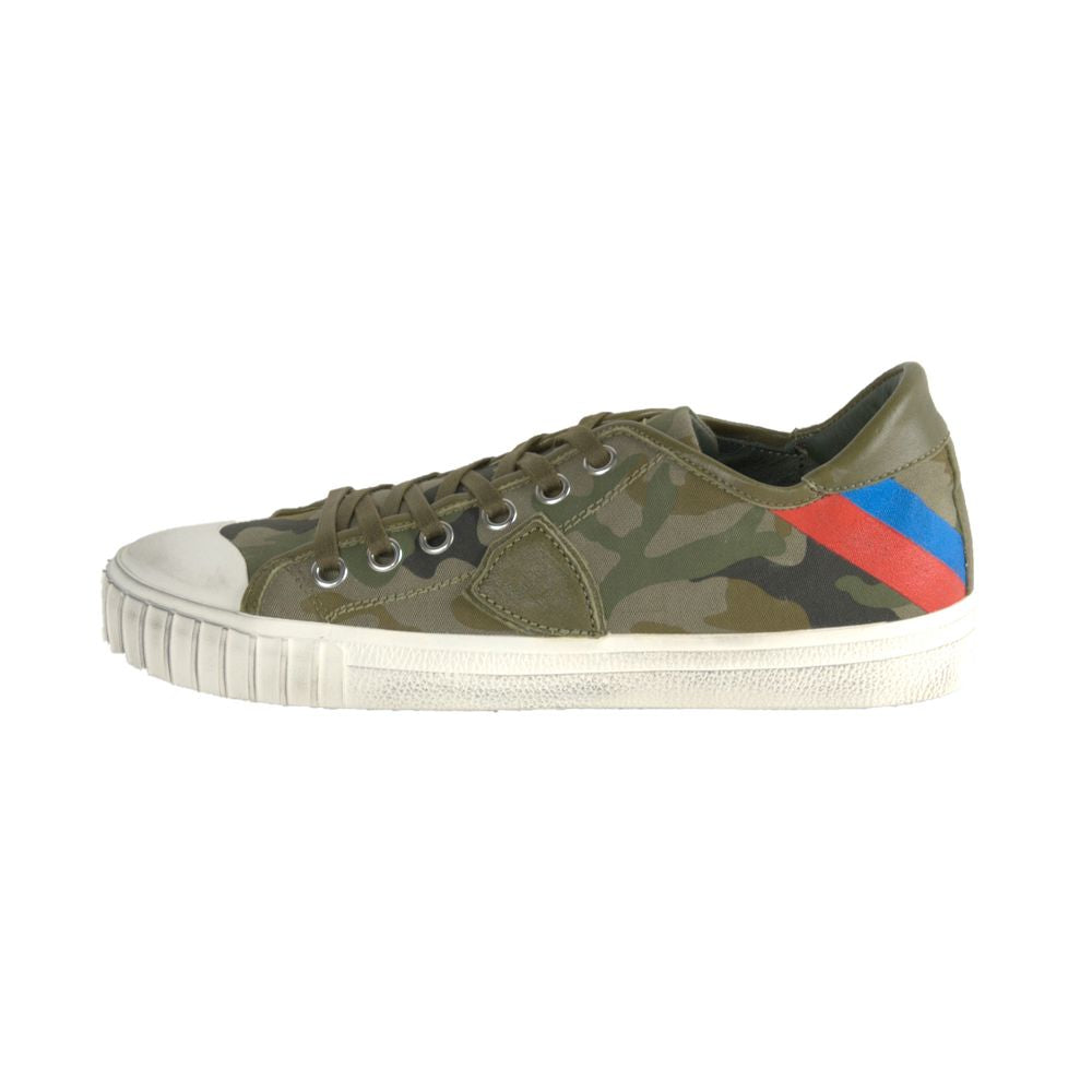 Baskets Philippe Model Gare L U vertes