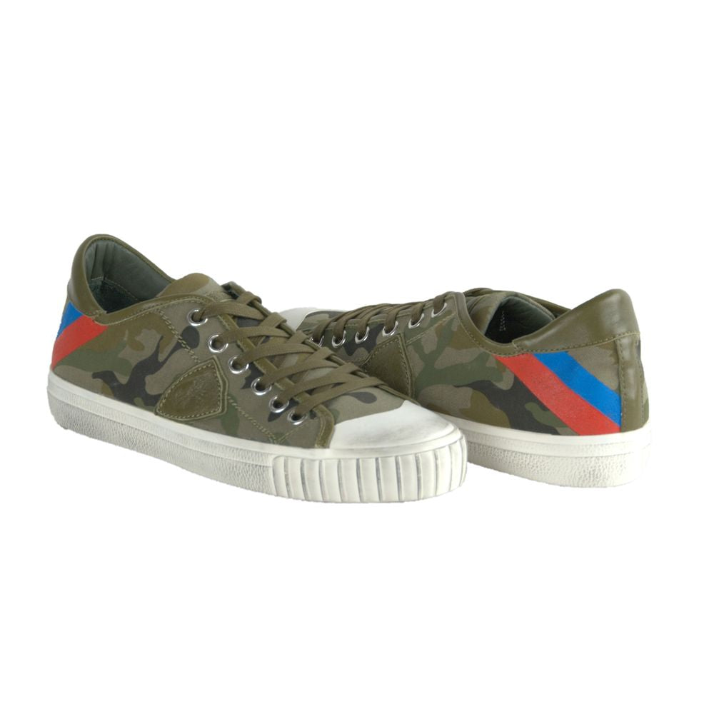 Baskets Philippe Model Gare L U vertes