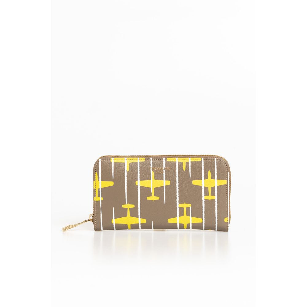 Portefeuille Trussardi modèle avion beige