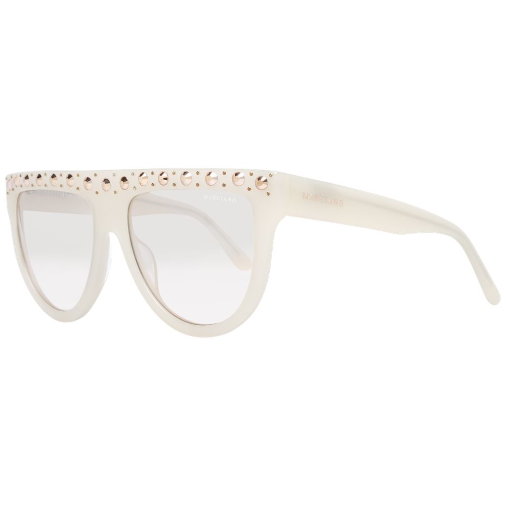 Lunettes de soleil blanches féminines