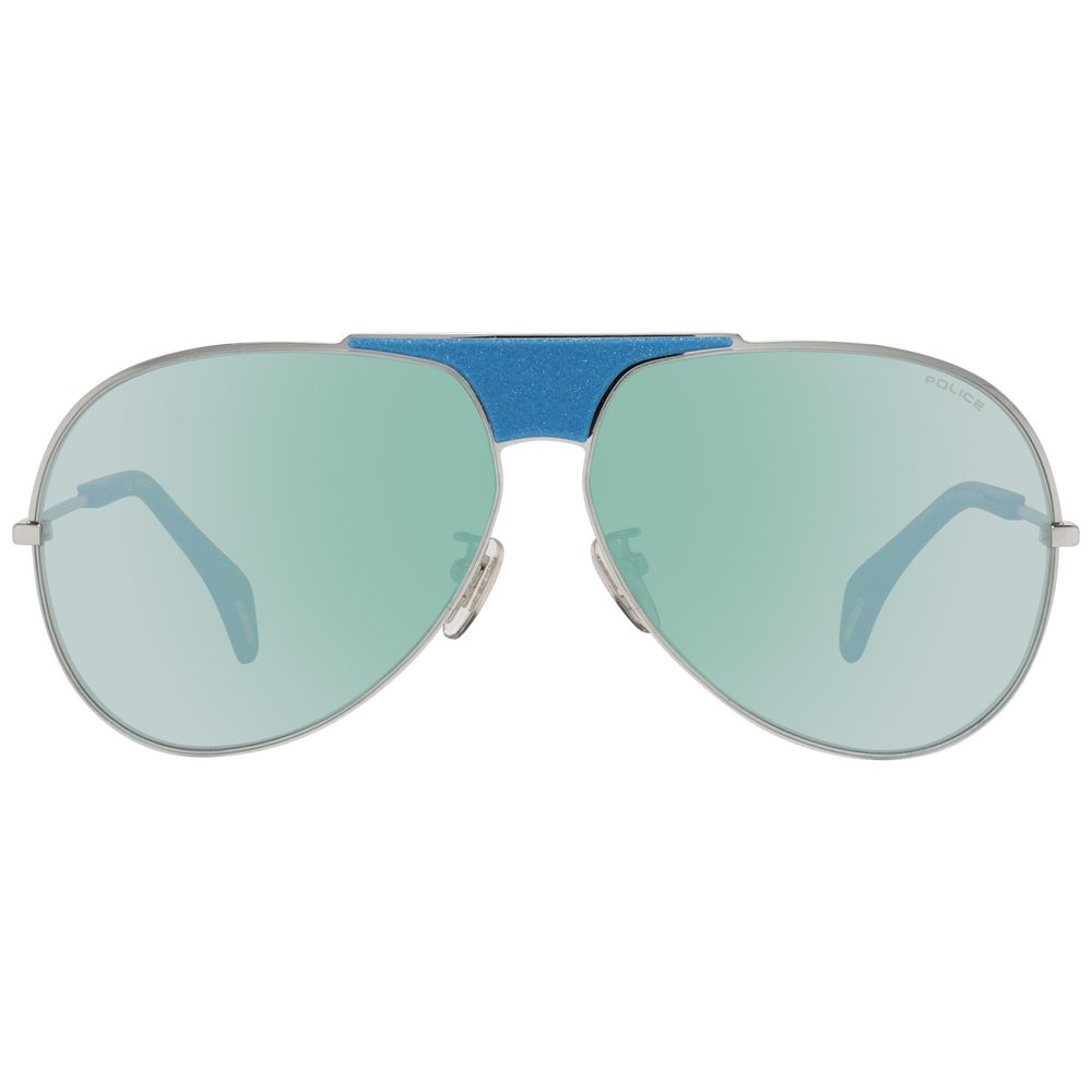 Lunettes de soleil aviator bleues