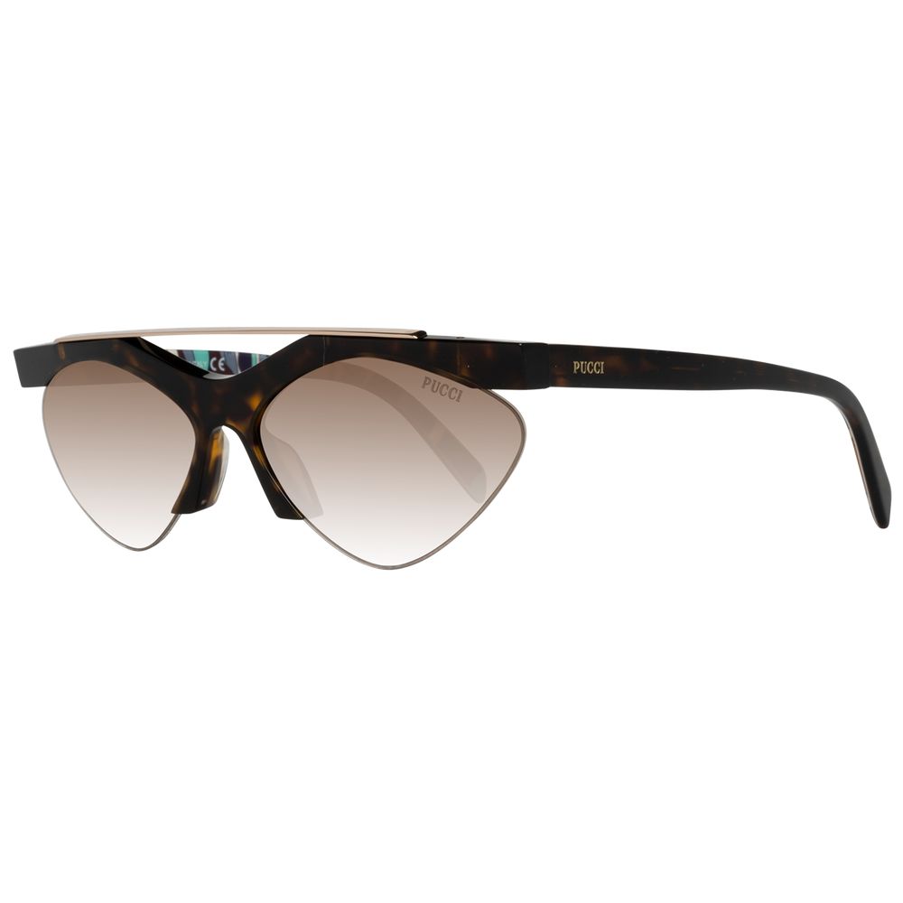 Lunettes de soleil marron Cat Eye marron