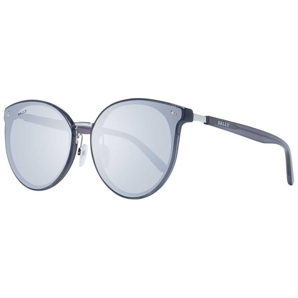 Lunettes de soleil Gray rondes grises