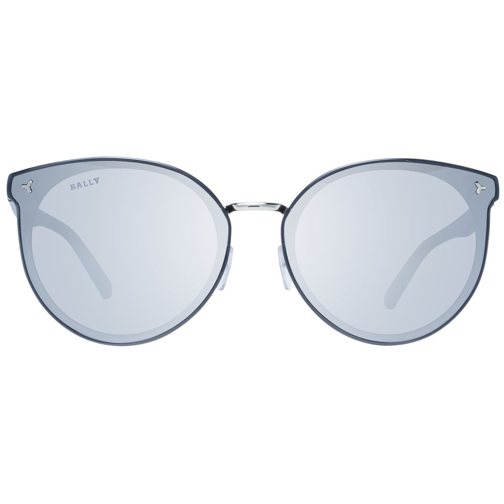 Lunettes de soleil Gray rondes grises