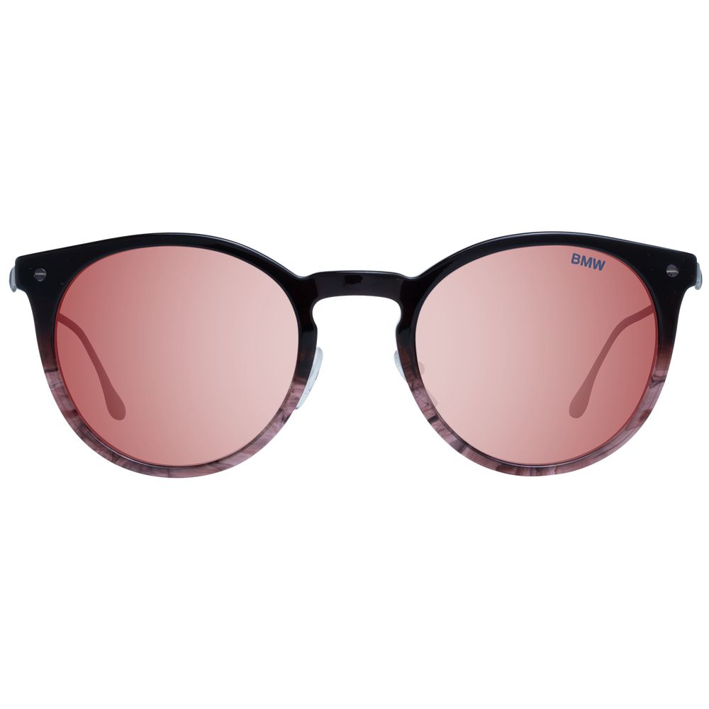 Lunettes de soleil burgundy rondes bleues