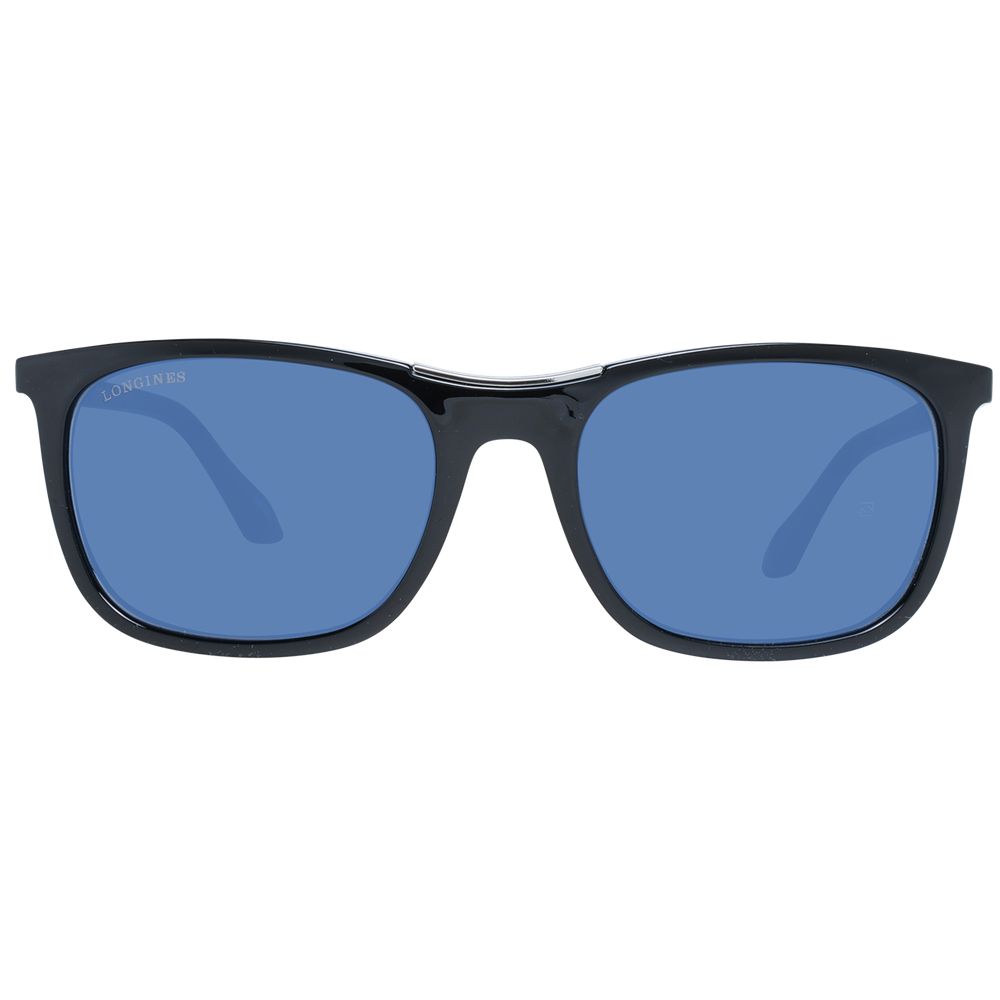 Lunettes de soleil noires bleues