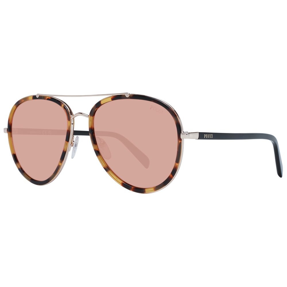 Lunettes de soleil Aviator brunes