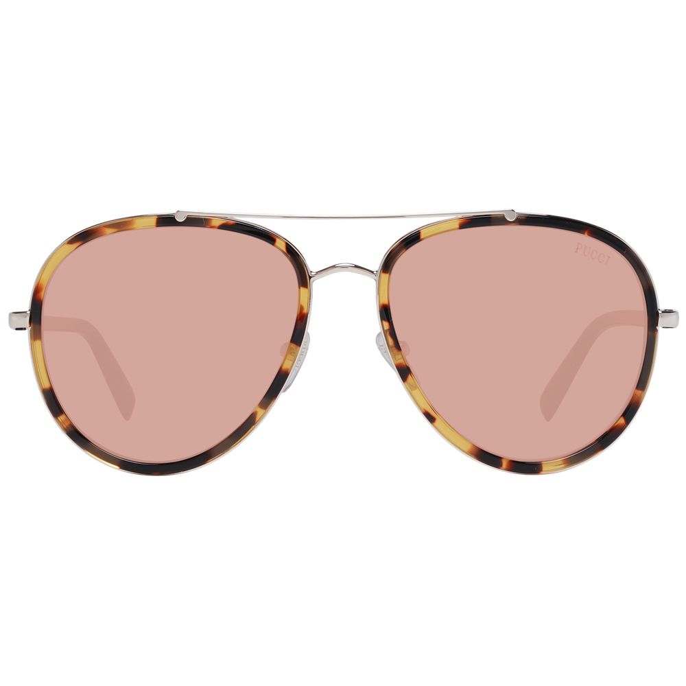 Lunettes de soleil Aviator brunes