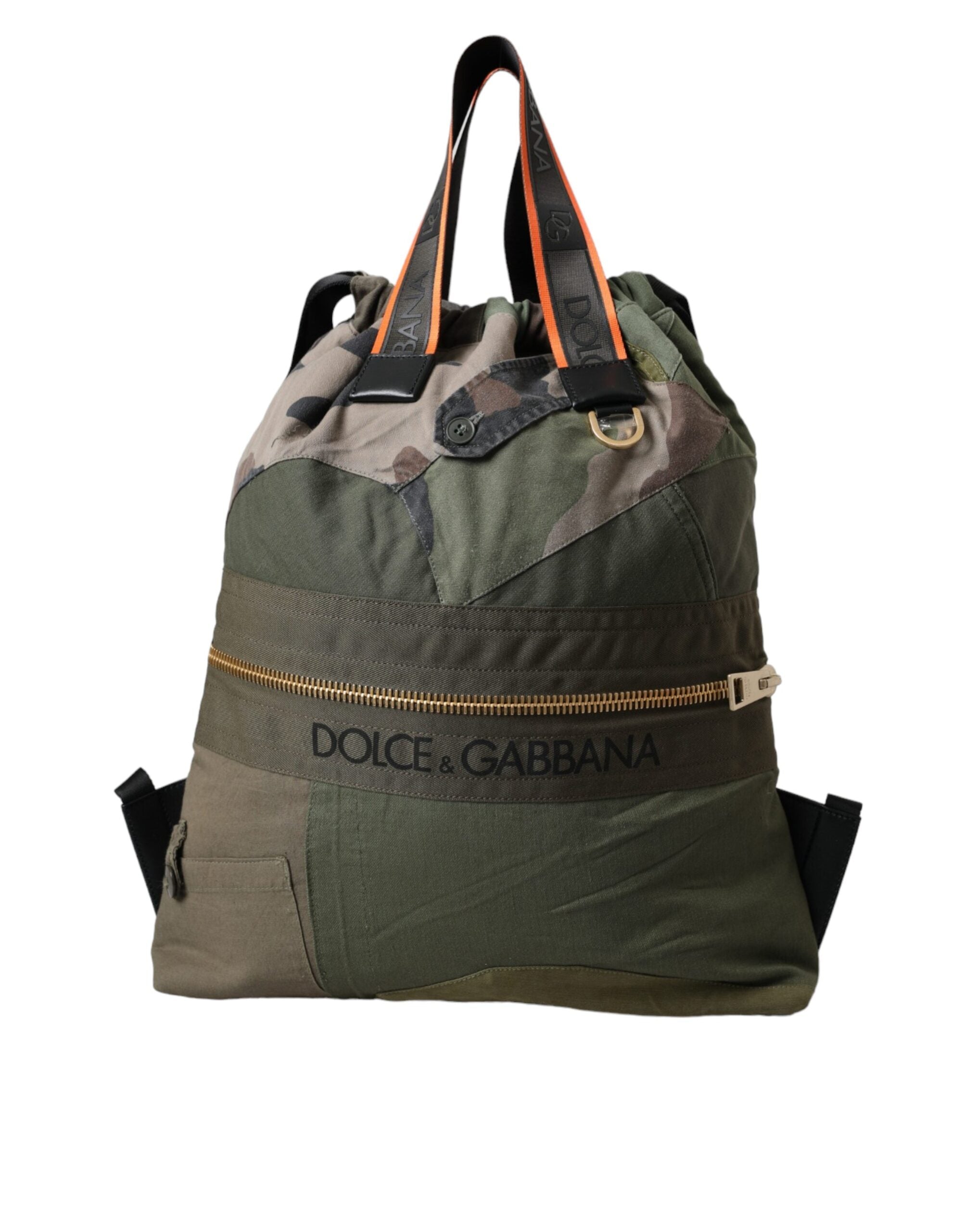 Rucksack Dolce & Gabbana militaire vert
