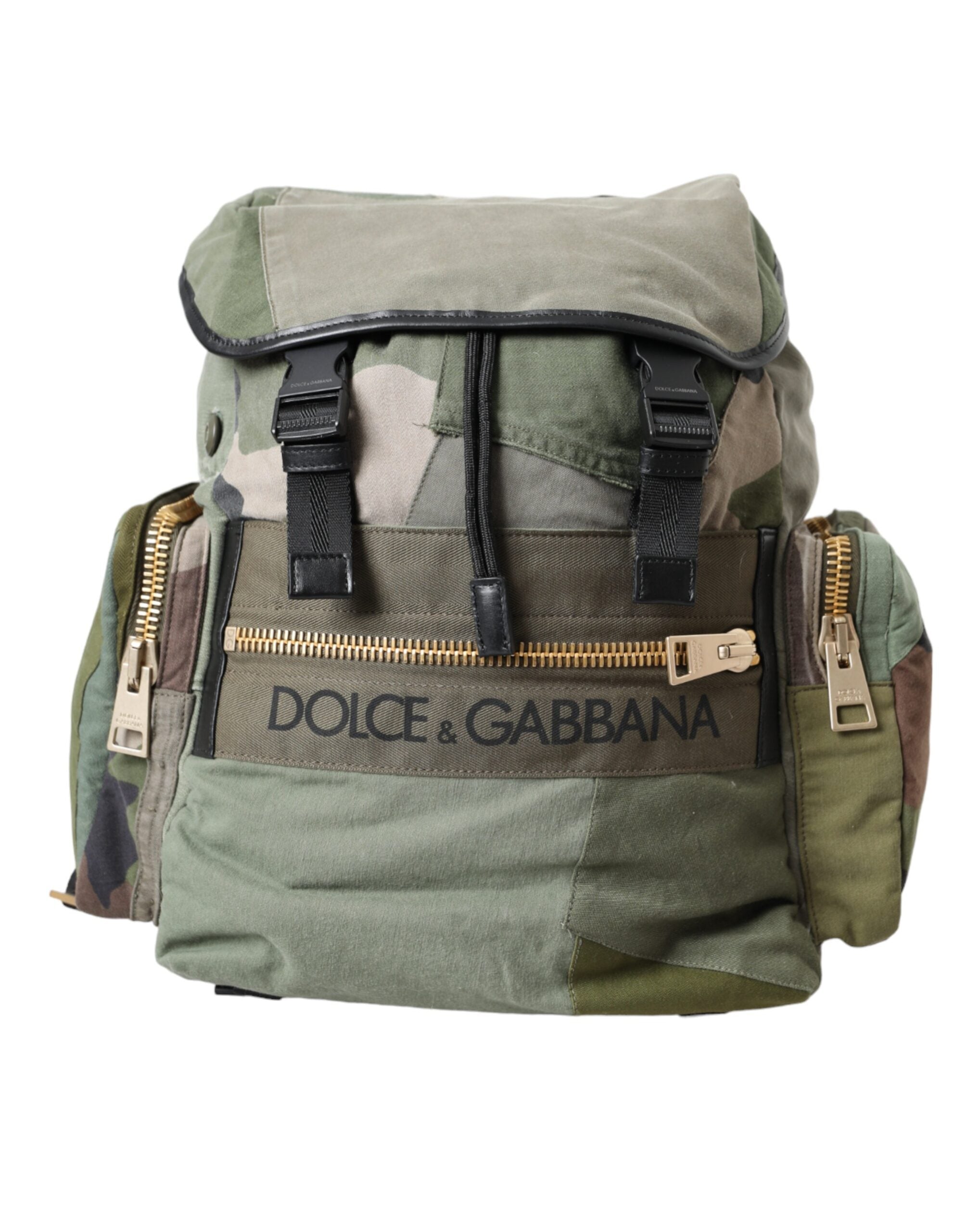 Rucksack Dolce & Gabbana camouflage vert militaire