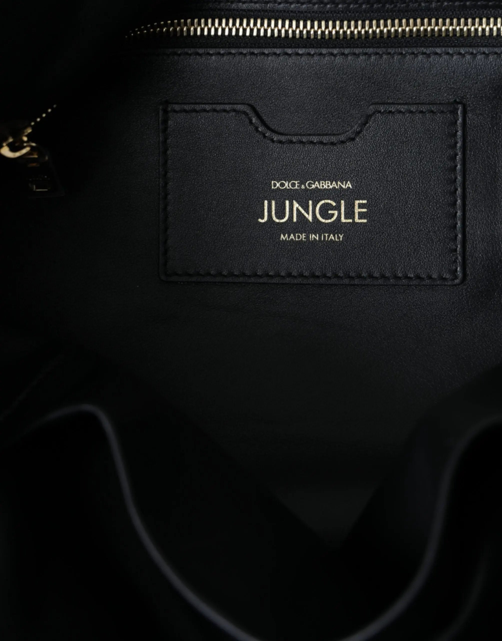 Tote bag Dolce & Gabbana Jungle noir Dolce & Gabbana