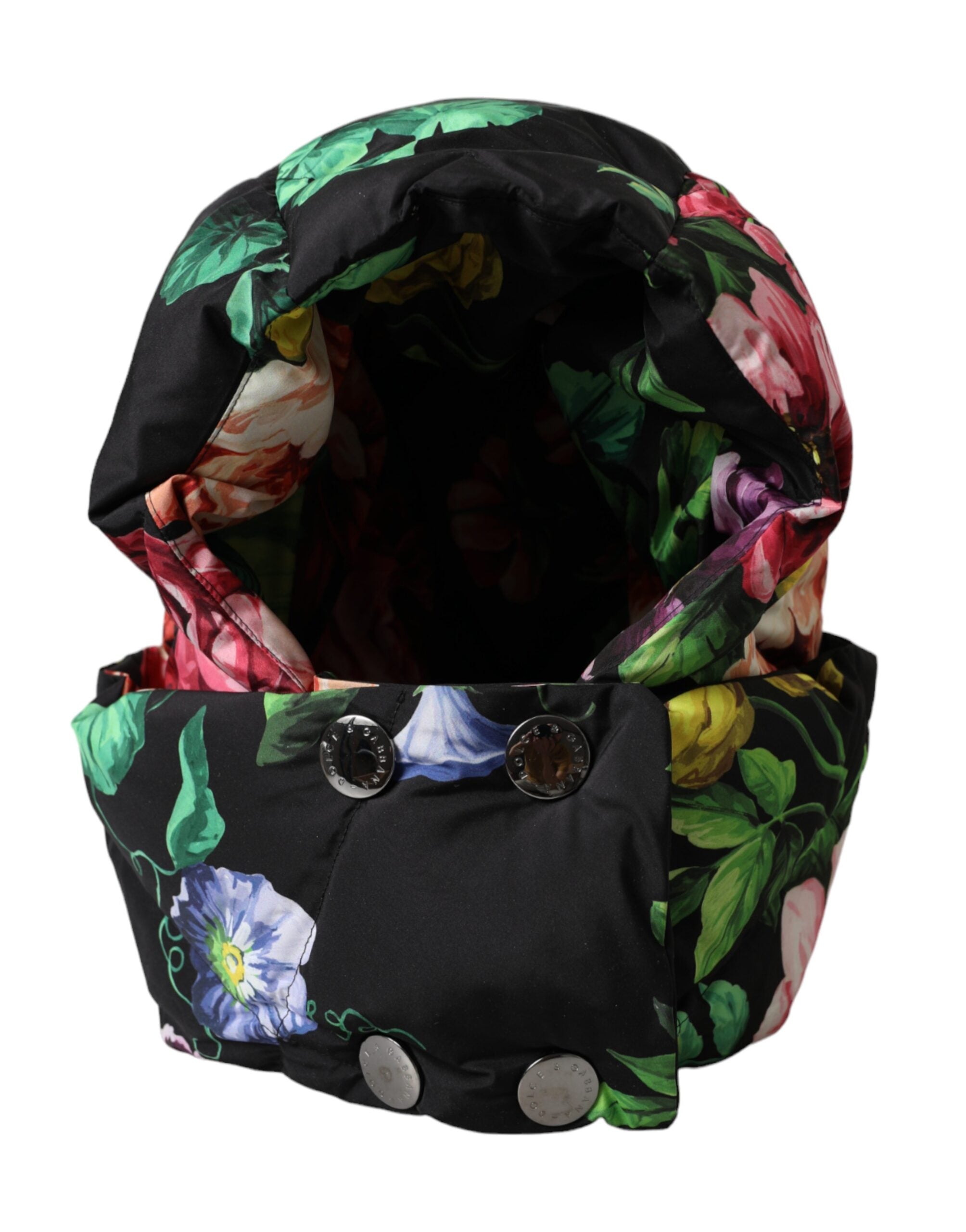 Chapeau DOLCE & GABBANA à imprimé floral noir