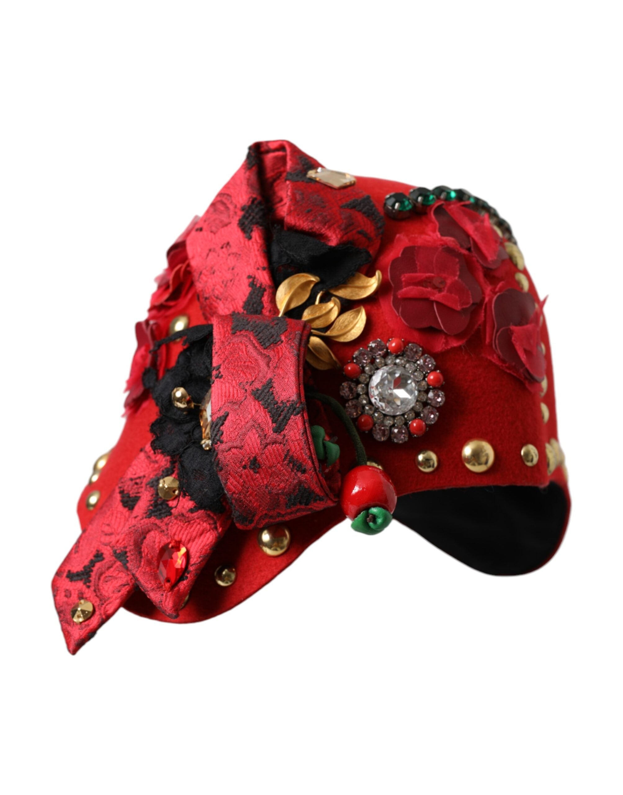 Chapeau Dolce & Gabbana cloche rouge