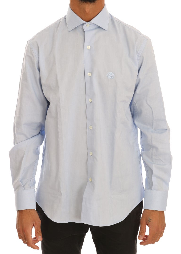 Chemise Roberto Cavalli bleu clair