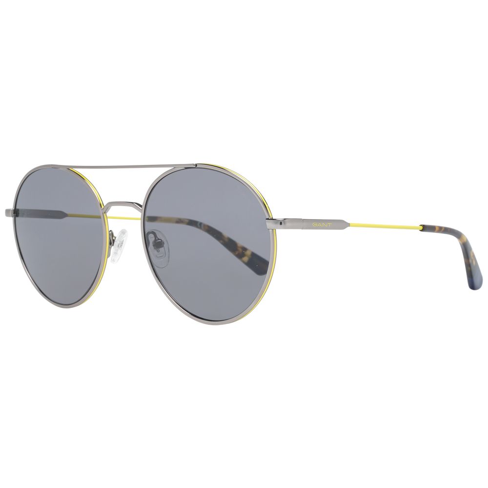 Lunettes Gray Men rondes gunmetal