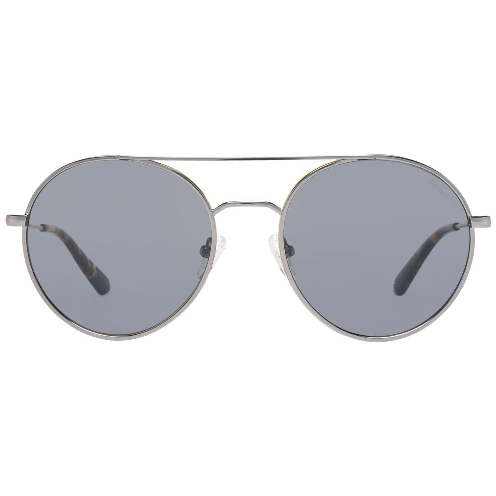 Lunettes Gray Men rondes gunmetal