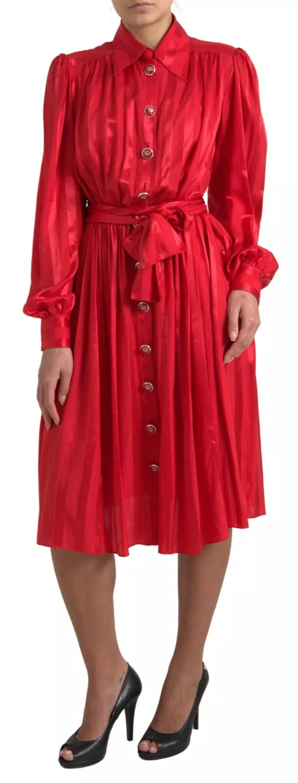 Robe Dolce & Gabbana Midi rouge