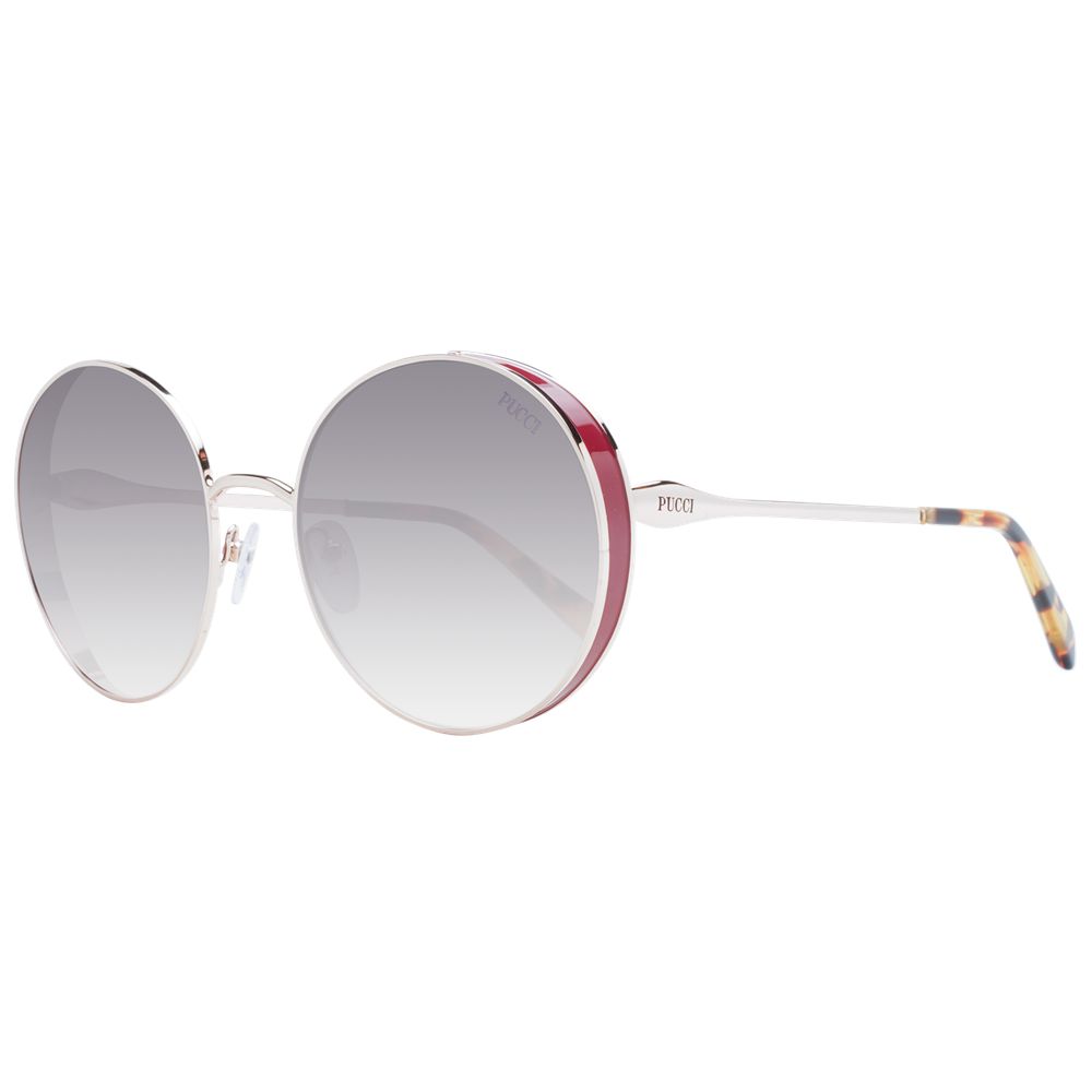 Lunettes de soleil Rose Gold rondes rose doré