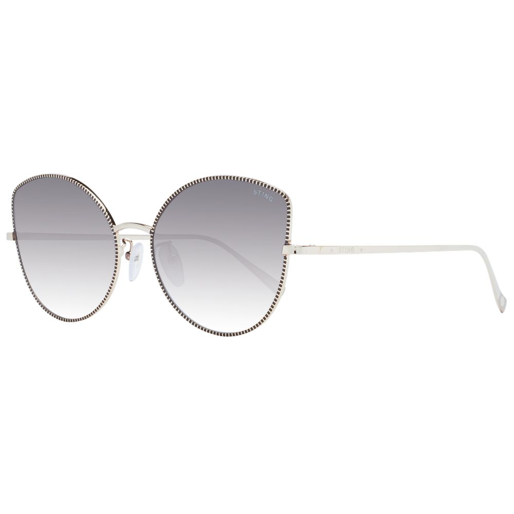 Lunettes de soleil Rose Gold Cat Eye dorées