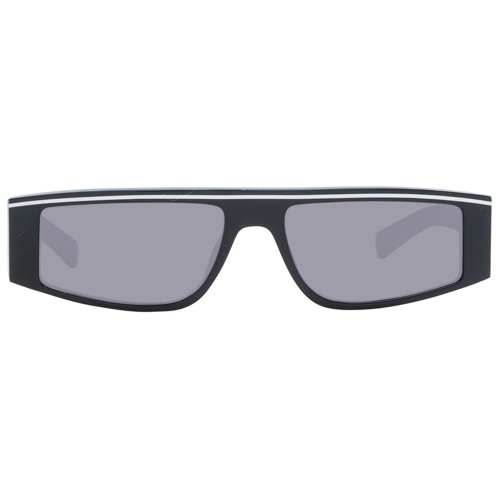 Lunettes noires rectangulaires gris
