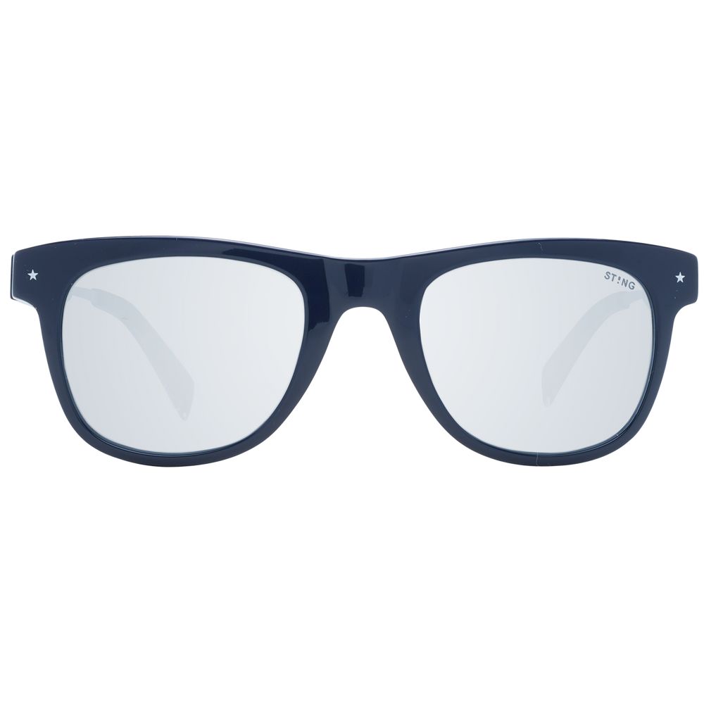Lunettes de soleil Blue men carrées bleues
