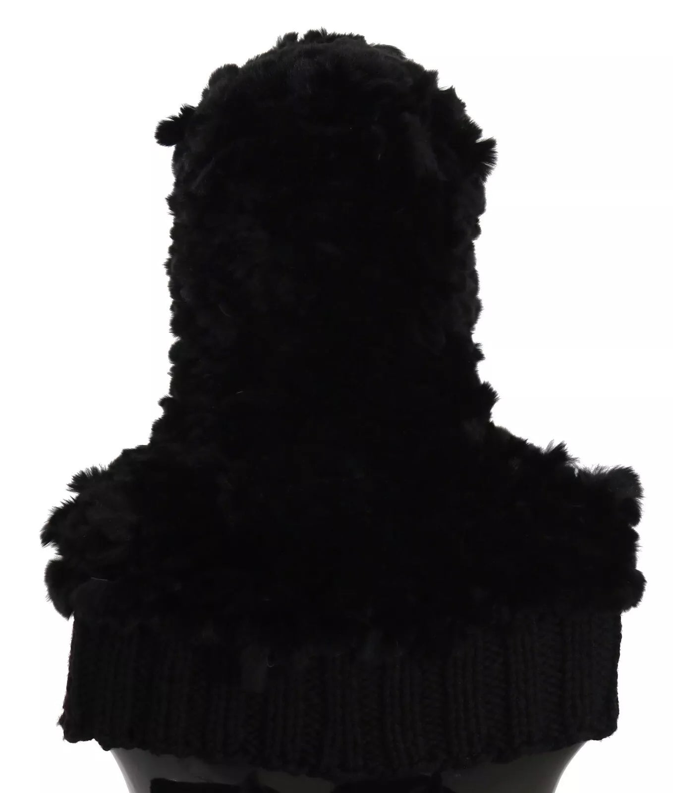 Écharpe Dolce & Gabbana à capuche noire