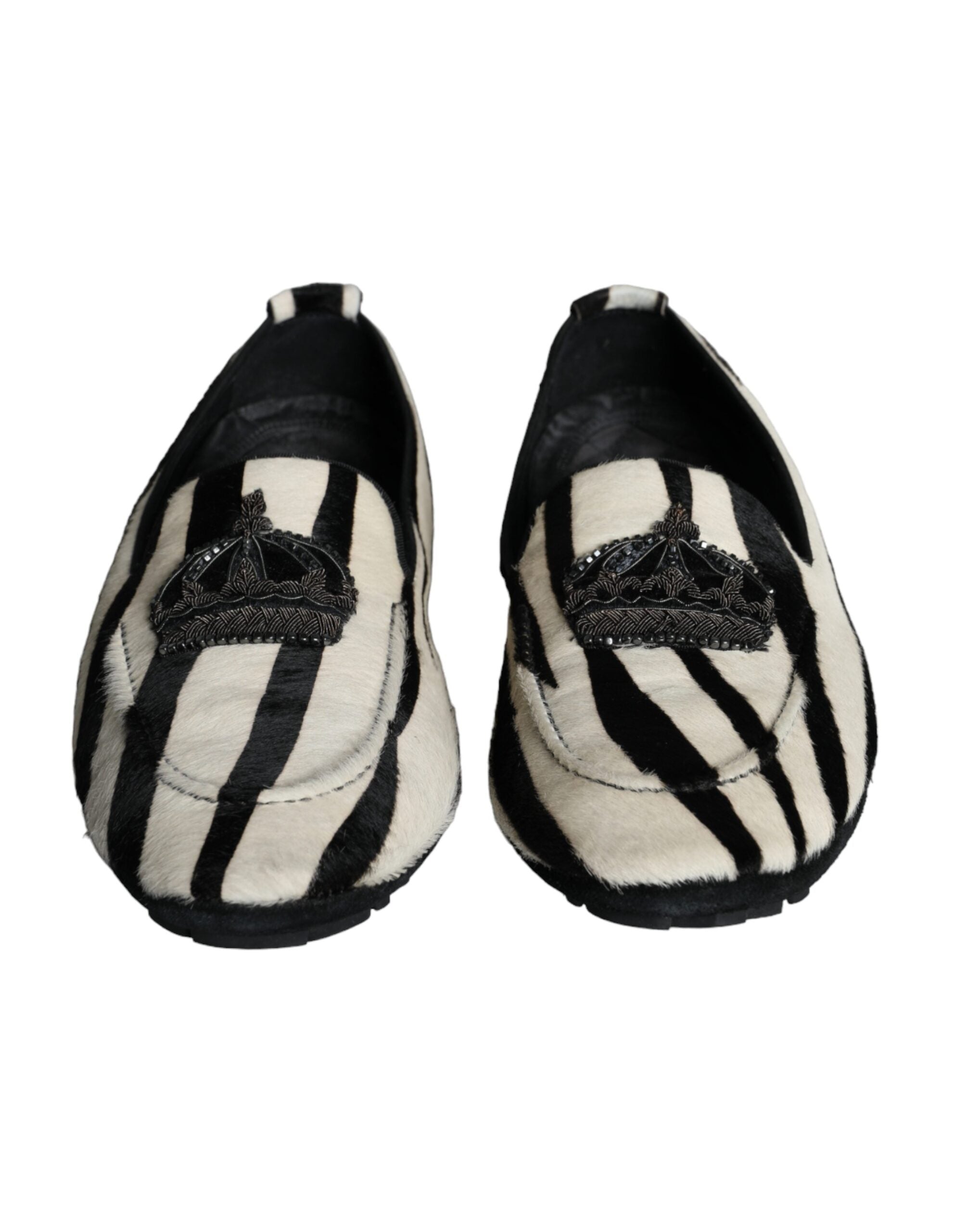 Mocassins Dolce & Gabbana noir et blanc