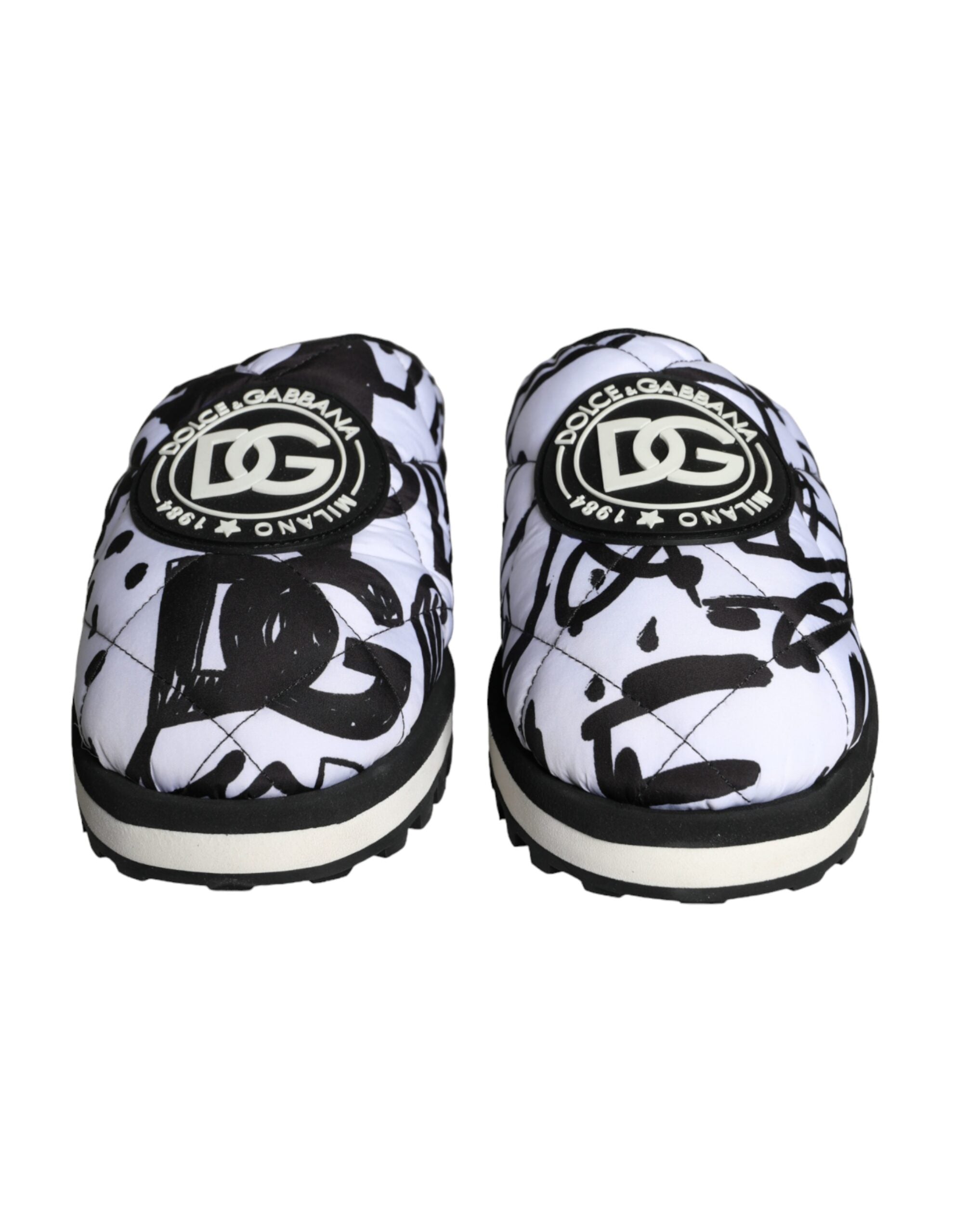 Sandales Dolce & Gabbana noires et blanches