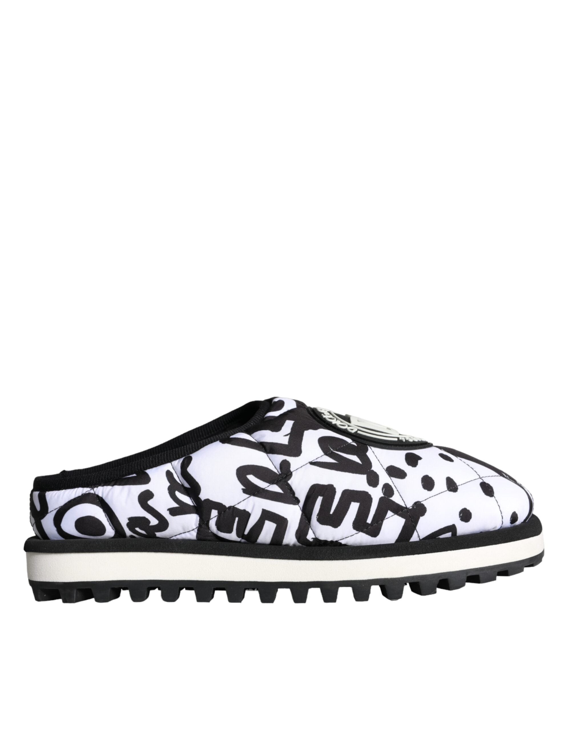 Sandales Dolce & Gabbana noires et blanches