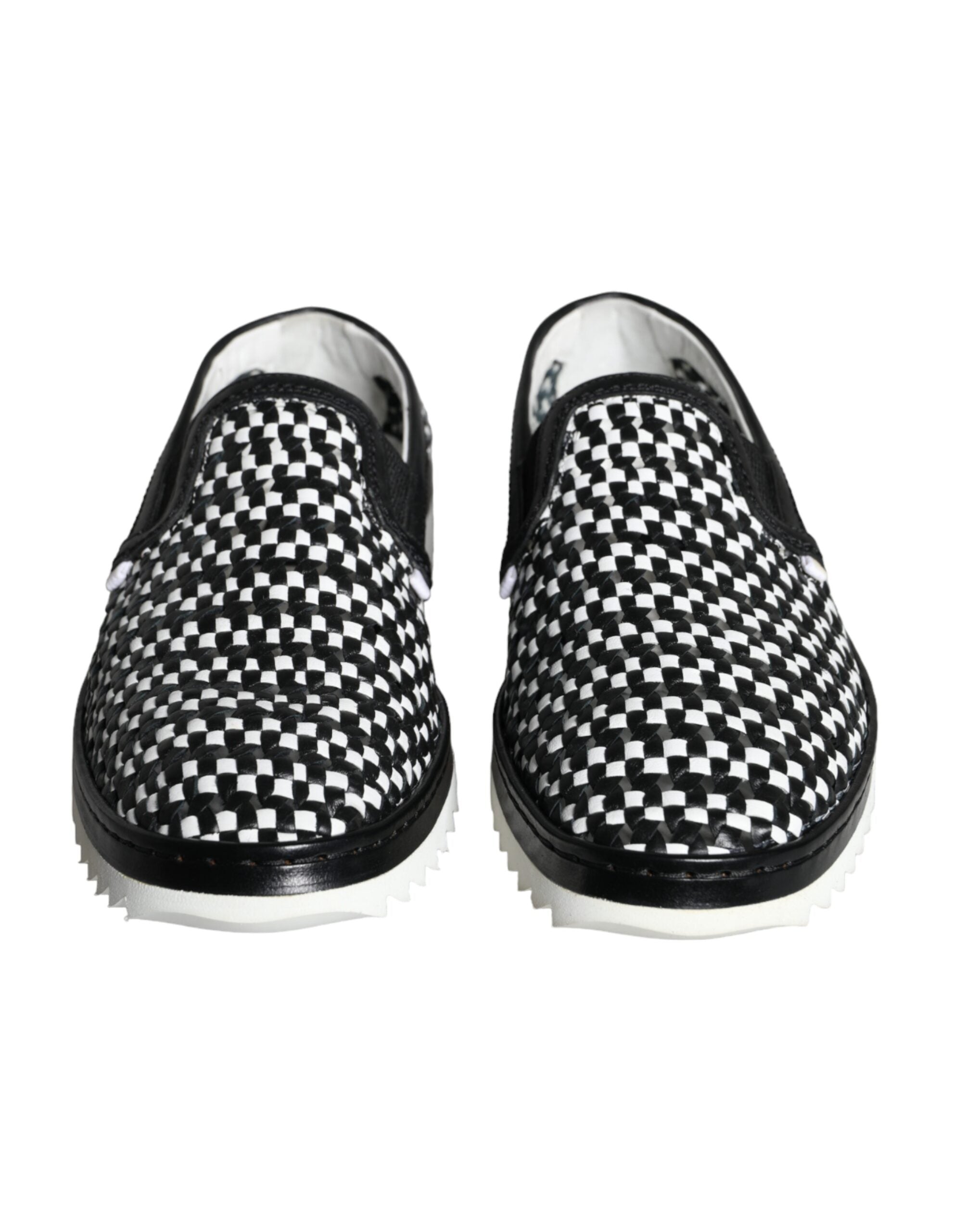 Mocassins Dolce & Gabbana noir et blanc