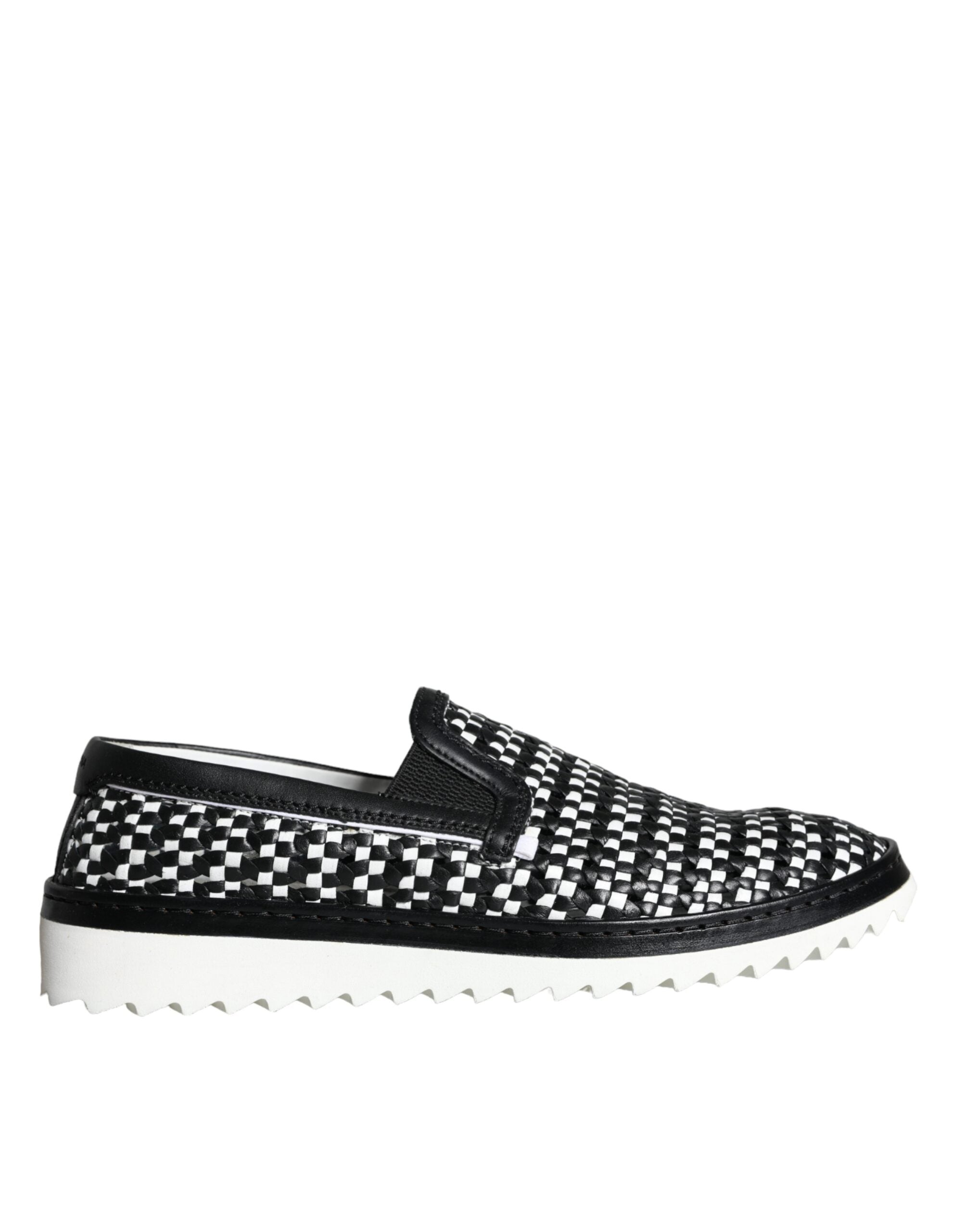 Mocassins Dolce & Gabbana noir et blanc