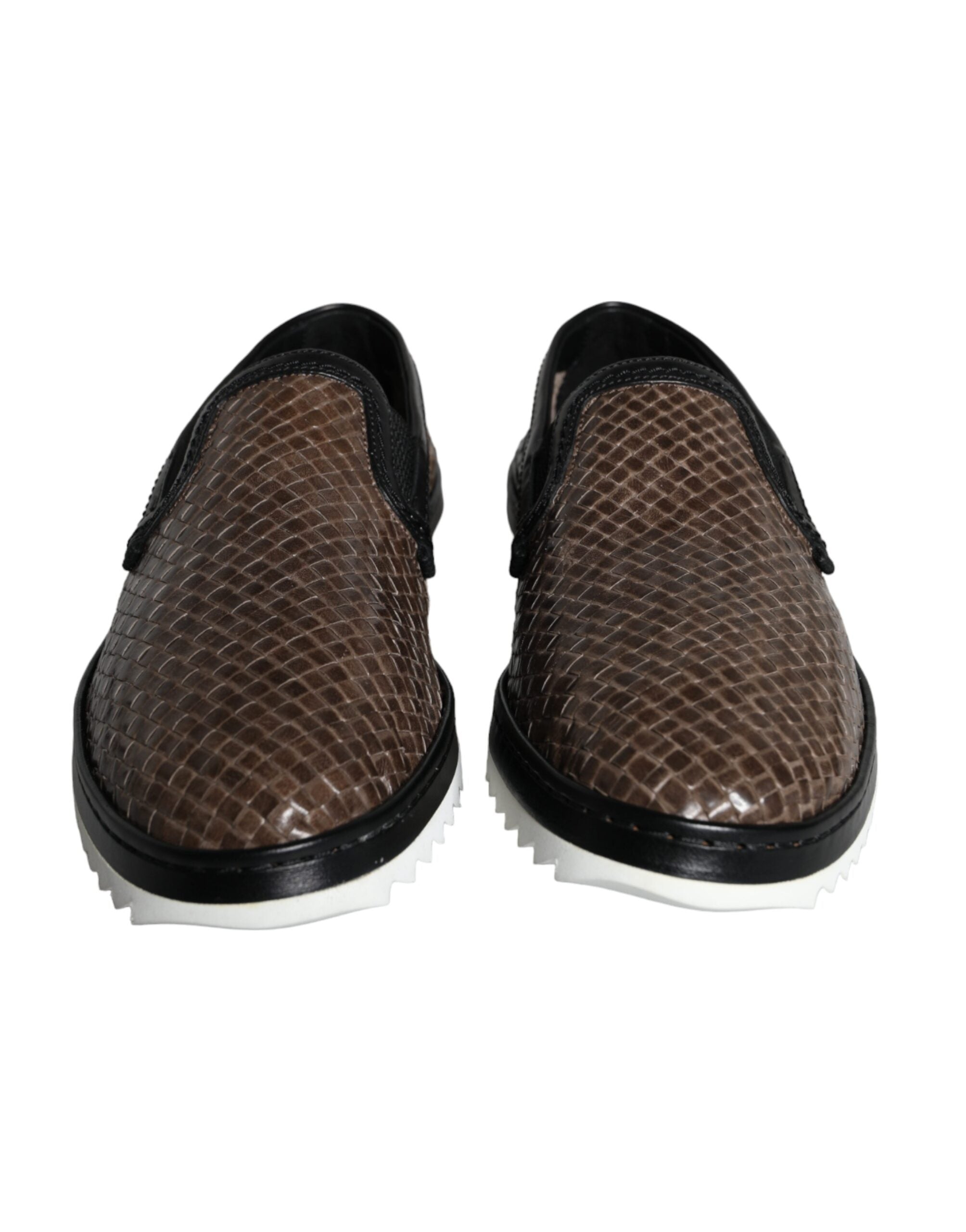 Mocassins Dolce & Gabbana marron noir