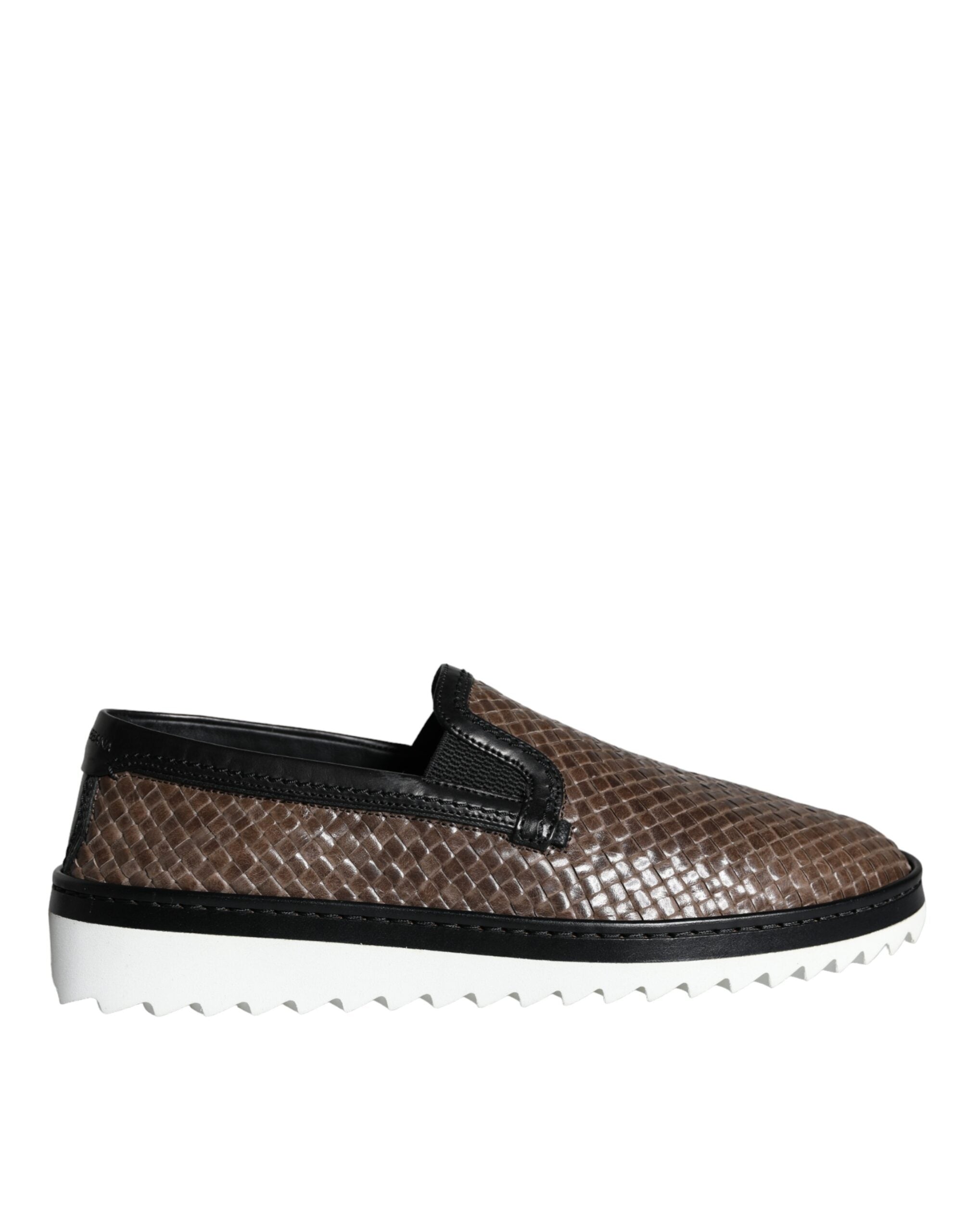 Mocassins Dolce & Gabbana marron noir