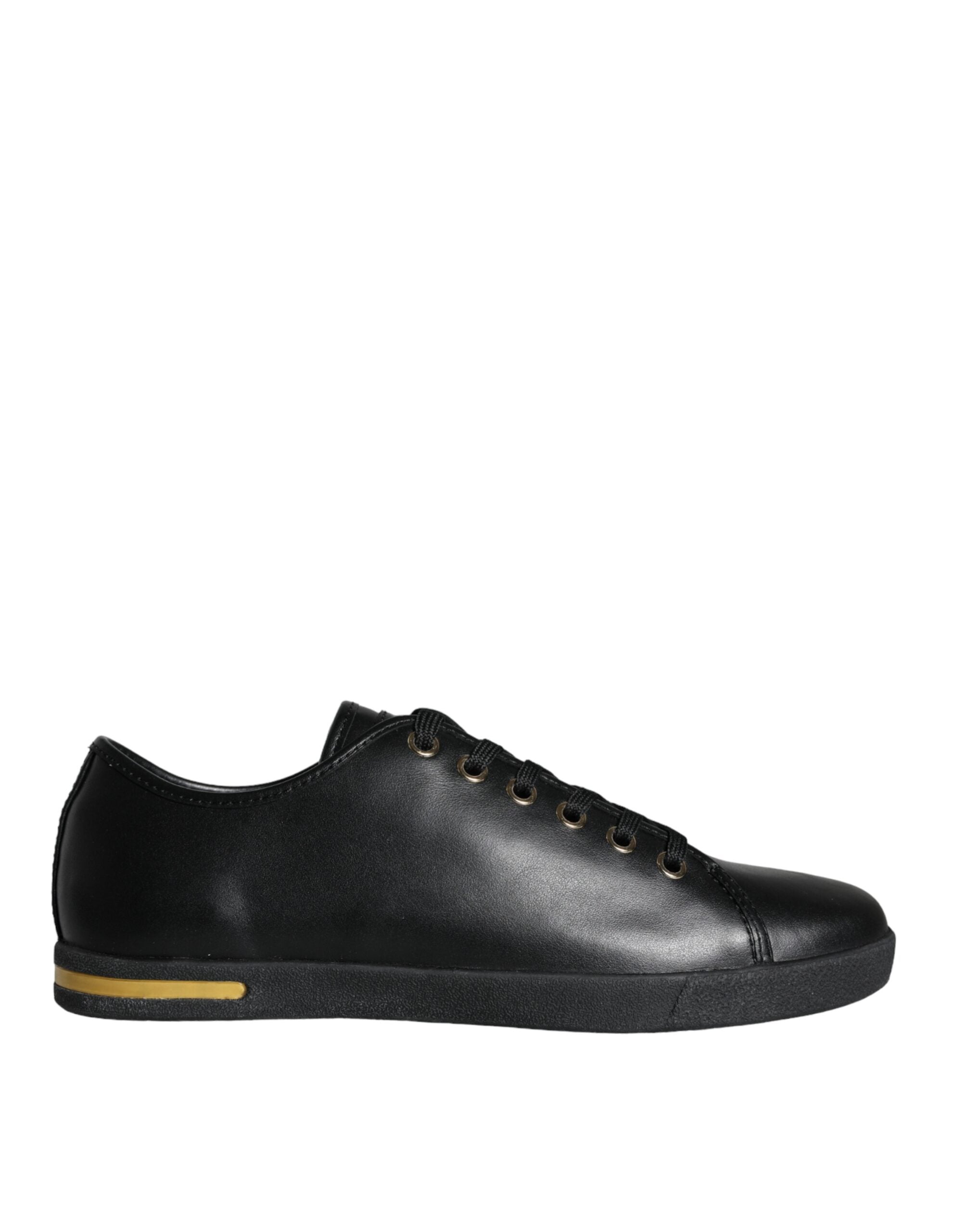 "Baskets Dolce & Gabbana noires et dorées"