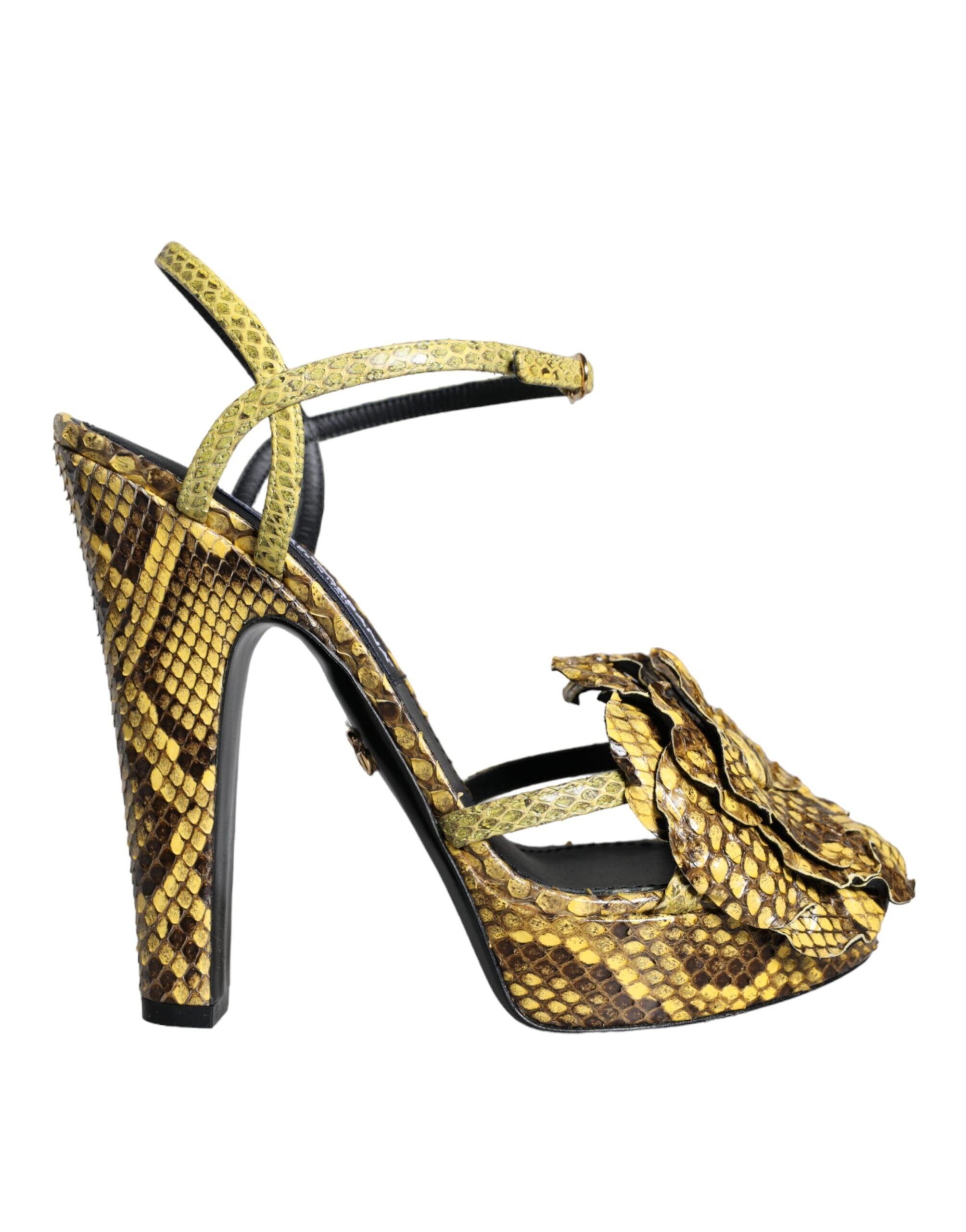 Sandales Dolce & Gabbana jaunes